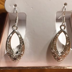 Silver earrings
